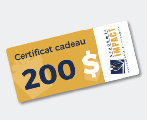 Certificat-cadeau 200 $