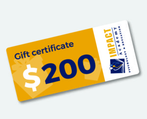 Gift certificate 200 $